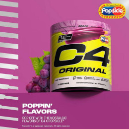 Предтренировочный комплекс Cellucor C4 Original New 246g 30 Servings (Grape Popsicle) Cellucor