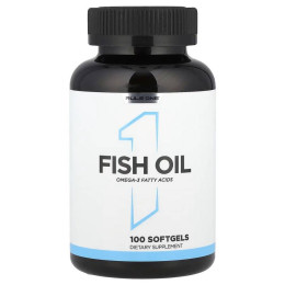 Омега-3 Rule 1 Fish Oil 1 g — 100 Softgels Rule 1