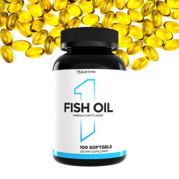 Омега-3 Rule 1 Fish Oil 1 g — 100 Softgels Rule 1