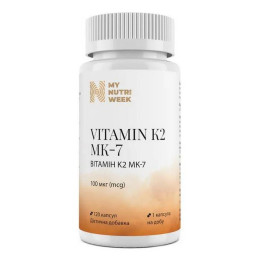 Вітамін K2 My Nutri Week Vitamin K2 MK-7 100 мкг — 120 caps