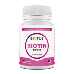 Біотин Biotus Biotin 600 мкг — 100 tabs
