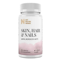 Комплекс для шкіри, волосся та нігтів My Nutri Week Skin, Hair & Nails — 60 tabs