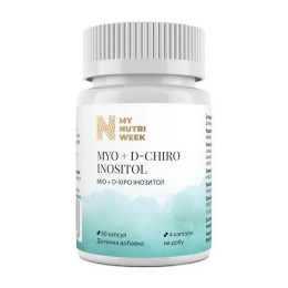Інозитол My Nutri Week Myo-D Chiro Inositol — 60 cap