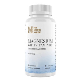 Магний B6 My Nutri Week Magnesium with Vitamin B6 570 мг — 150 cap My Nutri Week