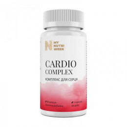 Для поддержания здоровья сердечно-сосудистой системы MyNutriWeek Cardio Complex, 90 капсул My Nutri Week