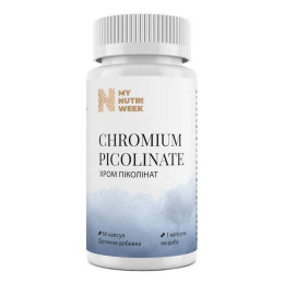 Хром MyNutriWeek Chromium Picolinate, 60 капсул