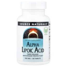 Alpha Lipoic Acid, Timed Release, 60 Tablets Source Naturals