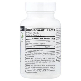 Alpha Lipoic Acid, Timed Release, 60 Tablets Source Naturals