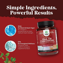 Fish Oil Concentrate, 60 Softgels