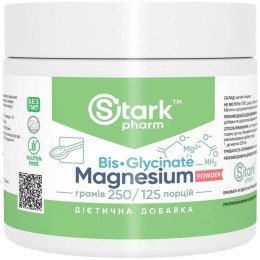 Магній бісгліцинат Stark Pharm Magnesium Bis-Glycinate 250g Stark Pharm