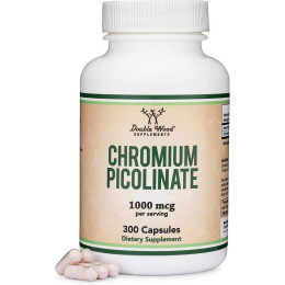 Хром Double Wood Supplements Chromium Picolinate 1000 mcg — 300 caps