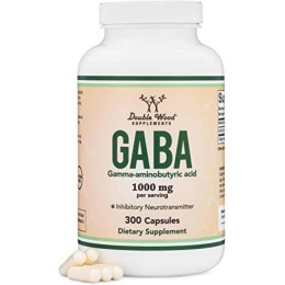 ГАМК Double Wood Supplements GABA 1000 mg — 300 caps Double Wood Supplements