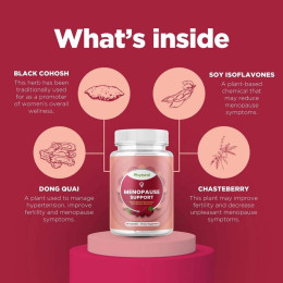 Підтримка жіночого здоров'я під час менопаузи Phytoral Menopause Support, 60 Capsules