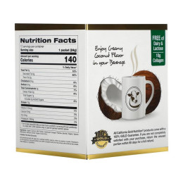 Колагеновий кокосовий кремер California Gold Nutrition Collagen Coconut Creamer with Organic Coconut Milk and Hydrolyzed Collagen California Gold Nutrition