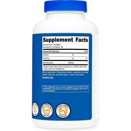 Бета-ситостерол Nutricost Beta Sitosterol, 120 Softgels (250 mg per Softgel) Nutricost