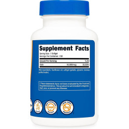 Biotin, Vitamin B7, 10,000 mcg, 150 Softgels