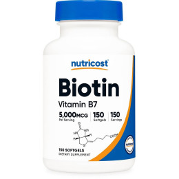 Біотин Nutricost Biotin 5000 мкг 150 капсул