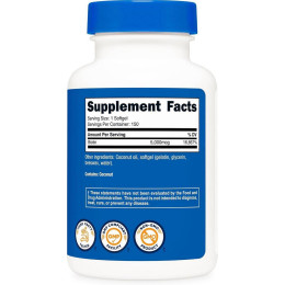 Біотин Nutricost Biotin 5000 мкг 150 капсул