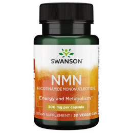 Nmn + Beet Root Complex Nicotinamide Monoucleotide 300 mg / 150 mg 30 Vegan Caps Swanson