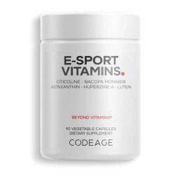 Витаминно-минеральный комплекс CodeAge E-Sport Vitamins+, 90 капсул CodeAge