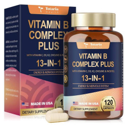 Комплекс витаминов группы B Totaria Health Vitamin B Complex Plus 13 in 1 120 caps 60 serv