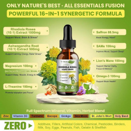 Экстракт родиолы розовой Totaria Health Rhodiola Rosea liquid drops 60 ml 30 serv
