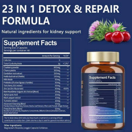 Для поддержания здоровья почек Totaria Health Kidney Cleanse Setox & Repair 120 caps 60 serv