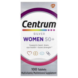 Витамины Centrum Silver Women 50+ Multivitamin — 100 Tablets Centrum