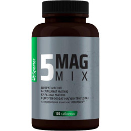 Комплекс магния Sporter 5MAG MIX 120 табл Sporter