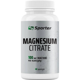 Магния цитрат Sporter Magnesium Citrate 60 таб Sporter