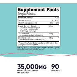 Экстракт клюквы Nutricost Women, Cranberry Extract, 180 Capsules Nutricost