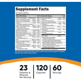 Мультивітамінний комплекс для чоловіків Nutricost Multivitamin For Men, 120 Capsules