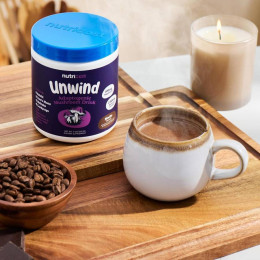 Адаптогенный комплекс Nutricost Nutrizen™ Unwind Adaptogenic Mushroom Drink, Mocha 252 g Nutricost