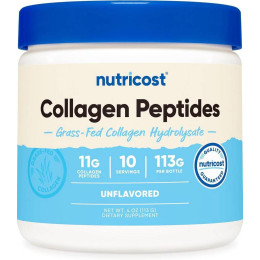 Колаген Nutricost Grass-Fed Collagen Peptides 113 g (Unflavored)