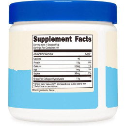 Колаген Nutricost Grass-Fed Collagen Peptides 113 g (Unflavored)