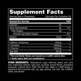 Энергетик Universal Animal Energy chews 4chewables (Mango) Universal
