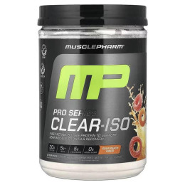 Протеин Muscle Pharm Pro Series Clear-ISO, Protein Powder Drink Mix 520g (Sour Peach Rings) MusclePharm