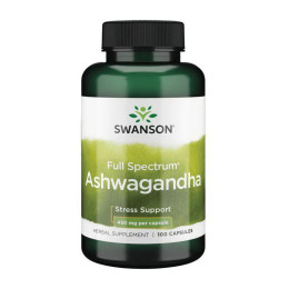 Swanson Ashwagandha 450 mg full spectrum (100 caps)