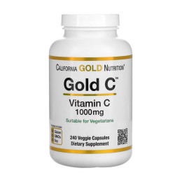 California Gold Nutrition Gold C Vitamin C 1000 mg (240 veg caps)