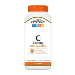 21st Century Vitamin C 1000 mg with rose hips (110 tab)