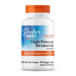 Doctor's BEST High Potency Bromelain (90 veg caps)