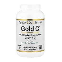 California Gold Nutrition Gold C Vitamin C 500 mg (240 veg caps)
