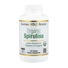 California Gold Nutrition Organic Spirulina (720 tab)