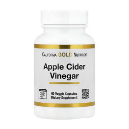 California Gold Nutrition Apple Cider Vinegar (60 veg caps)