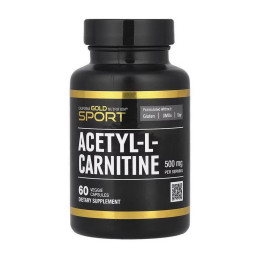 California Gold Nutrition Acetyl-L-Carnitine 500 mg (60 veg caps)