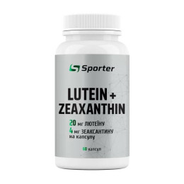 Sporter Lutein + Zeaxanthin (60 caps)