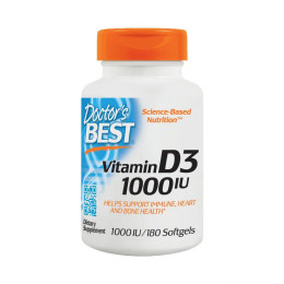 Doctor's BEST Vitamin D3 1000 IU (180 softgels)