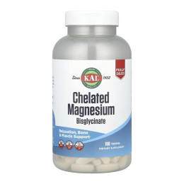 Chelated Magnesium Bisglycinate - 180 tabs KAL