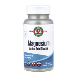 Magnesium Amino Acid Chelate 220mg - 100 tabs KAL