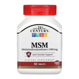 MSM 1000 mg - 90 tabs 21st Century